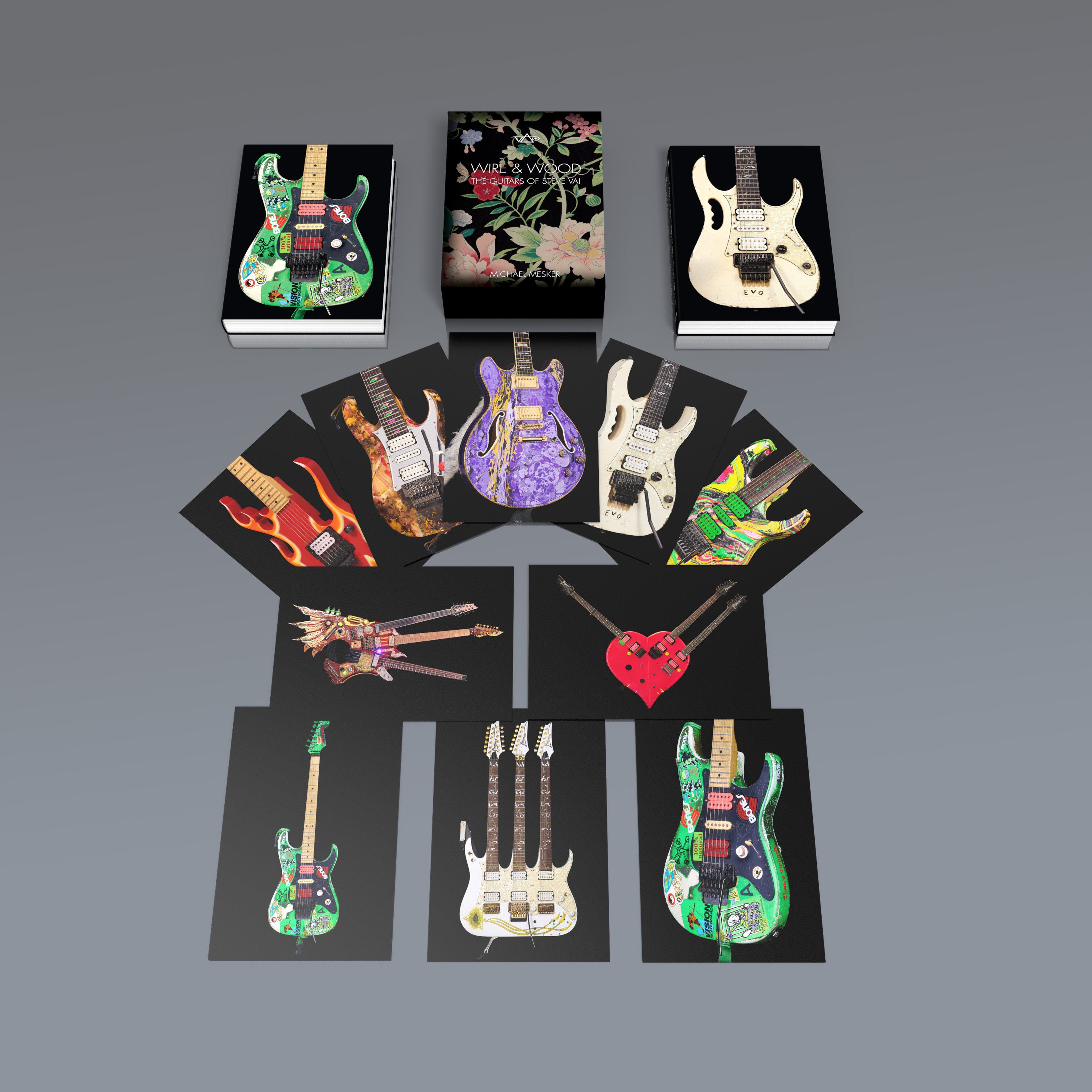 Wire & Wood: The Guitars of Steve Vai (Deluxe Edition) with photo prints