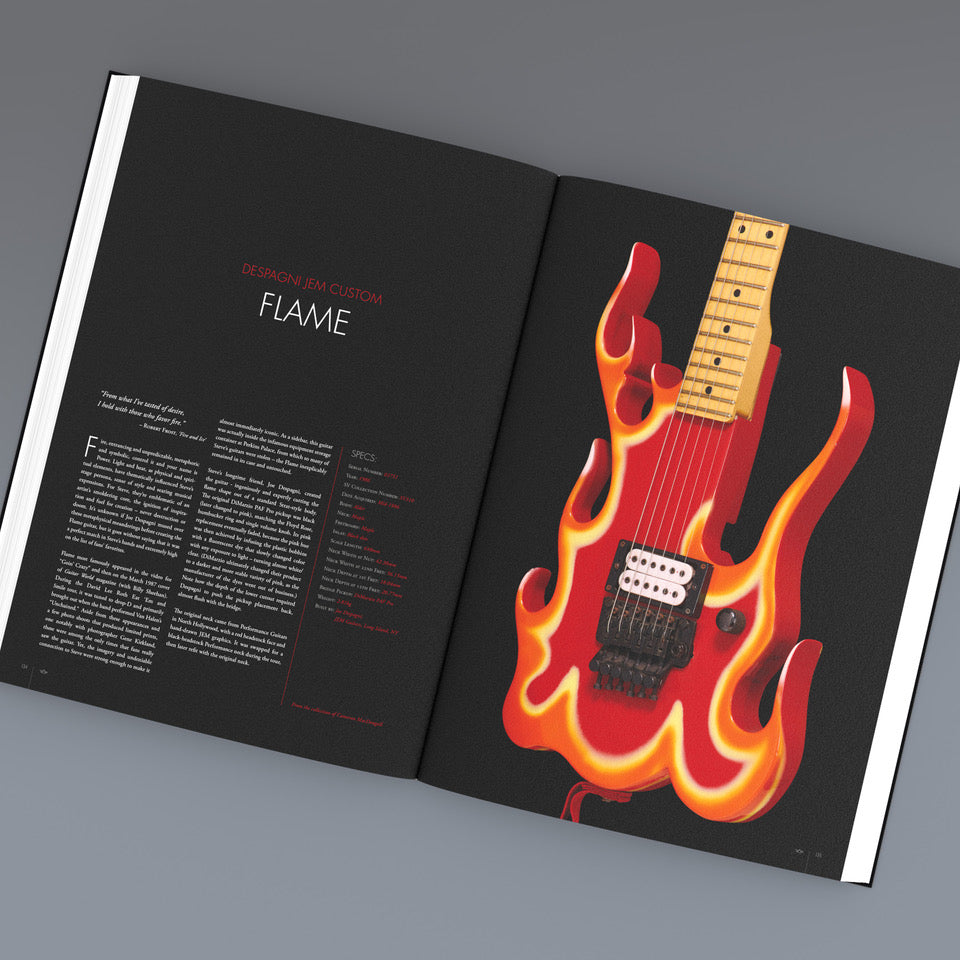 Wire & Wood: The Guitars of Steve Vai - Flame page spread